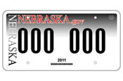 Nebraska: the winning licence plate