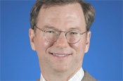 Schmidt: now on Twitter