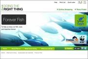 M&S: promoting its Forever Fish campaign