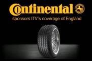 Continental Tyres: to sponsor Ithe ITV coverage of England's football fixtures in 2013