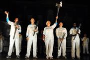 The national flames combined to make the Paralympic Flame