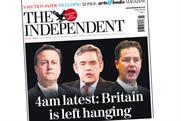The Independent: left hanging