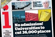 The i: Independent Print readies 30p Saturday edition