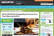 Groupon: enters BR app chart