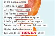 Honda: W&K's winning bacon ad