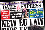 The Daily Express: chastised by the ASA