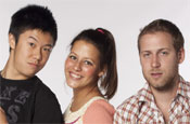 Samuel, Jo & Dave: three of the finalists