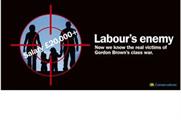Conservative Party poster campaign accuses Labour of 'class war'
