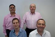 Signings: Bill Jones, back row, right, with the Twenty Twenty Media management team