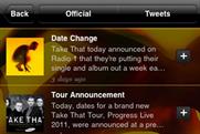 Take That: app takes top spot in BR chart