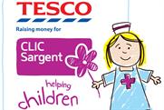 Tesco: supports CLIC Sargent children's charity