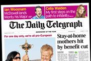 The Daily Telegraph: Ryder Cup victory