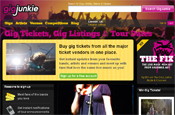 Gig Junkie: teams up with Bebo