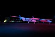 Arnold Schwarzenegger on hand as Virgin reveals first commercial space ship