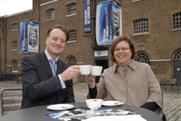 Paul Jackson , Managing Director for Ampersand and Elizabeth James, Head of Corporate Hospitality at the Museum of London Docklands