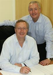 Richard Manby signs with the Conservative Party