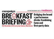 Mediacom and pk10 Breakfast Briefing: Bridging the brand v performance divide: Combining fame and first-party data | 18 November
