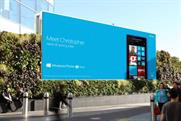 Microsoft: rolls out interactive billboard for Windows phone