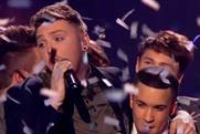 'The X Factor' winner James Arthur (l) and runner-up Jahmene Douglas 