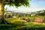 Calor Gas: sets TV spot in CGI English village