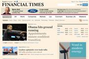 FT.com: relaunched with new pink homepage