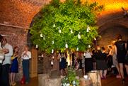 The pop-up orchard was the focal point of H&J Event's open evening