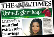 The Times front cover