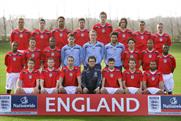 England team: sponsored by Nationwide
