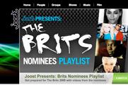 Joost: partnering t5m for Brit Awards and Fashion Week video service