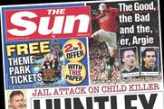 The Sun: profts slip