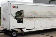 LG's touring van