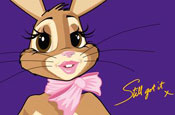 Cadbury's rabbit: scarf on sale via online shops