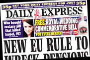The Daily Express: free Royal Wedding bell
