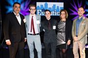 Triumph: Our Eventice winners with their new bosses