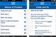 NHS Direct: straight in at number one in the BR app chart