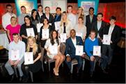 Talented line-up: successful entrants at the 30 Under 30 reveal event