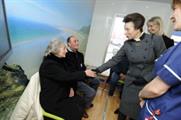 Princess Royal visit EMS cancer charity mobile unit