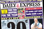 Daily Express: Tesco shopping competition