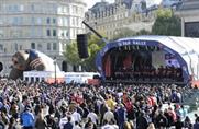 The NFL Fan Rally in Trafalgar Square