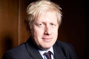 London Mayor Boris Johnson visits EastEnders' Queen Vic