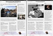 International Herald Tribune: launches news apps