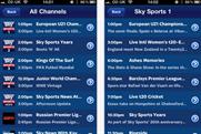 Sky Go: tops the BR app chart