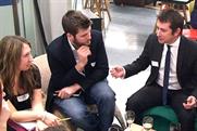 Nick Bampton: NABS President heads a speed-mentoring session