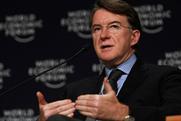 Peter Mandelson: said the Government is to introduce a “three strikes” rule to tackle the illegal downloading 