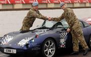 Benn Laidler with L/Cpl Alex Barratt