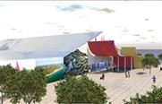 Artists impression of the pavillion