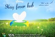 Kleenex: promotes its Balsam range on Facebook