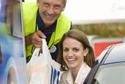 Tesco: opens drive-thru service 