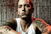 Eminem: stages MTV stunt with Baron Cohen 