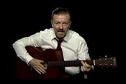 Ricky Gervais: teaches guitar as David Brent on YouTube